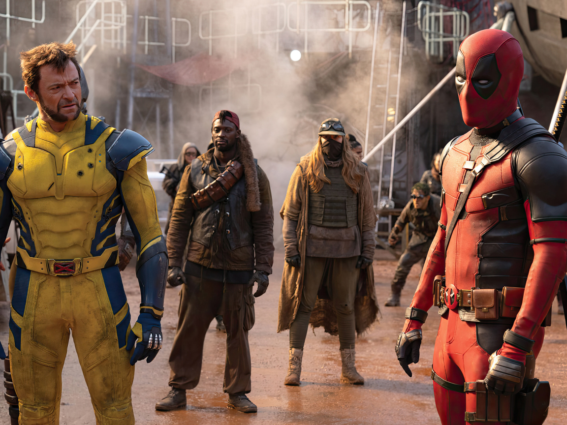 Кадр нового фильма Дэдпул и Росомаха, 2024