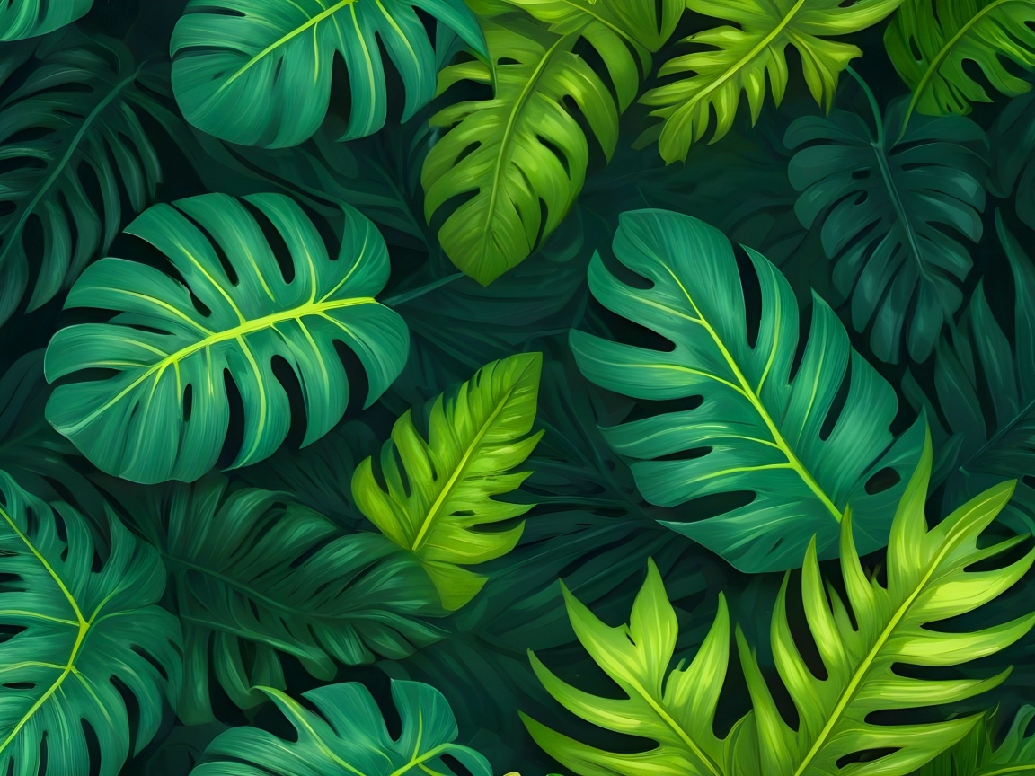 Зеленые листья крупным планом для фона