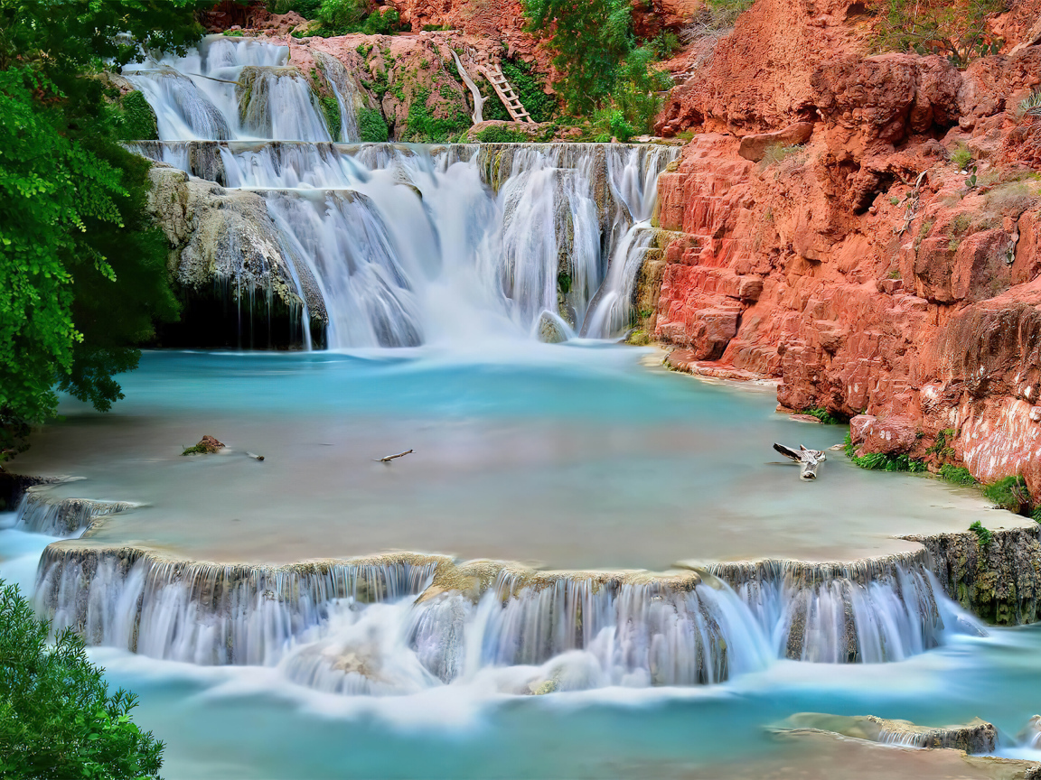 Водопад в национальном парке Гранд Каньон, Аризона. США