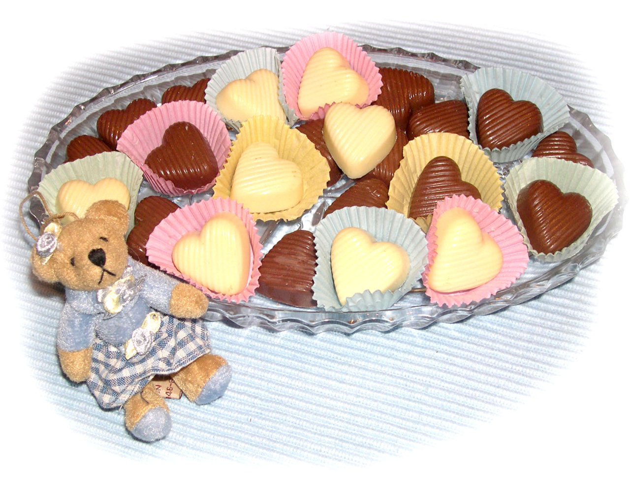 Шоколадные сердечки в День Святого Валентина