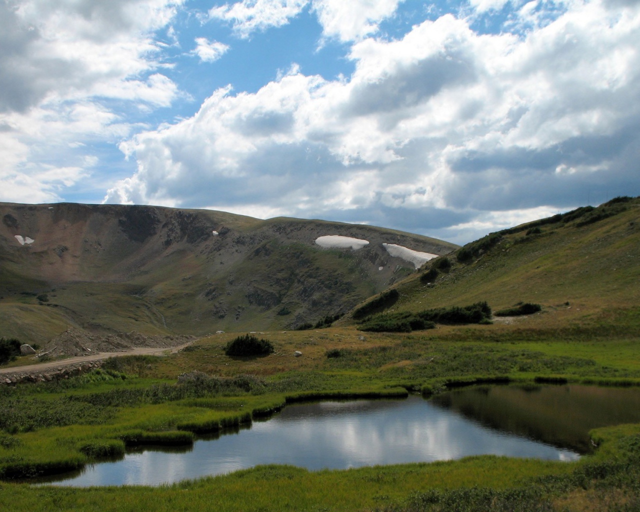 Озеро в горах