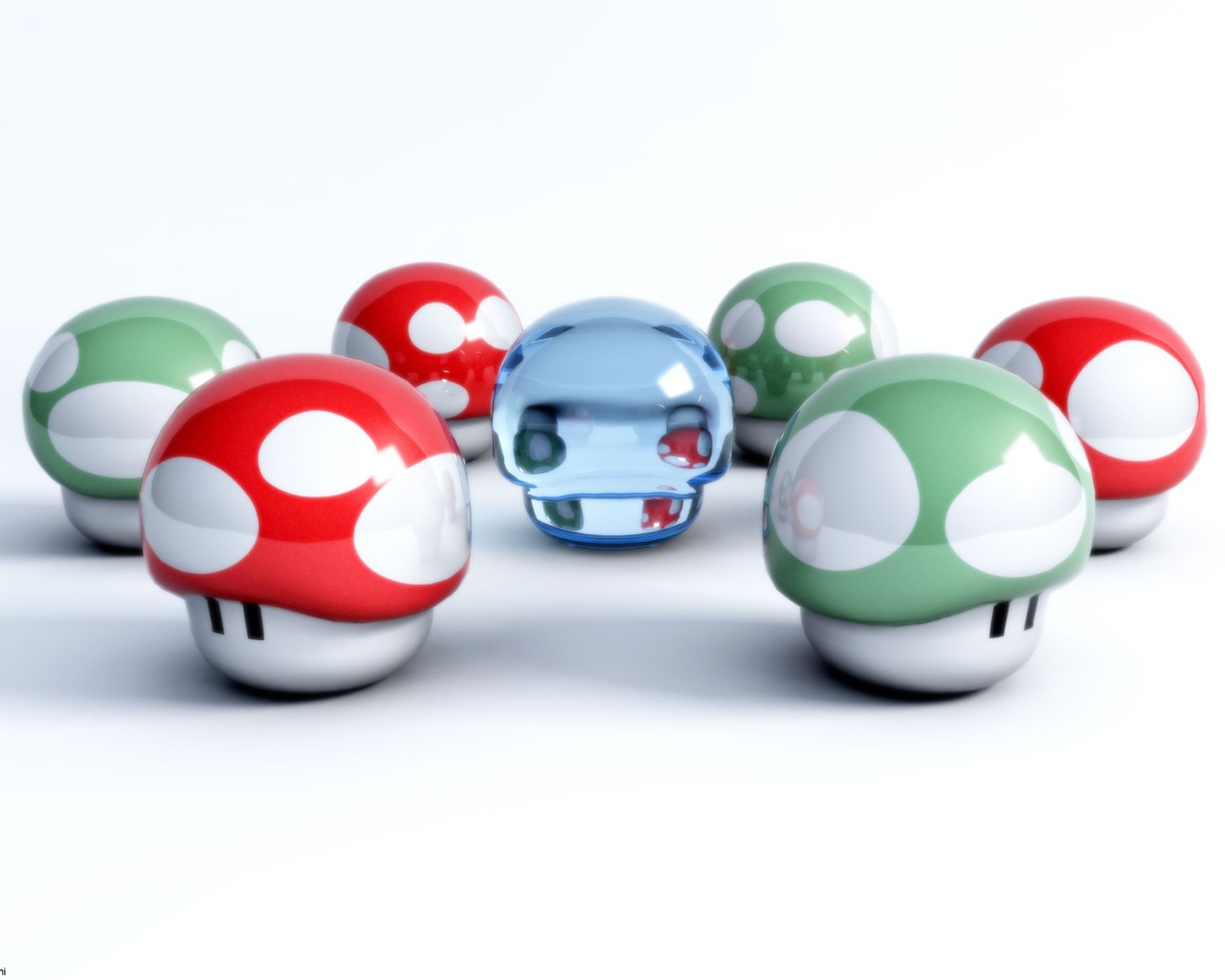 Грибы из игры Марио