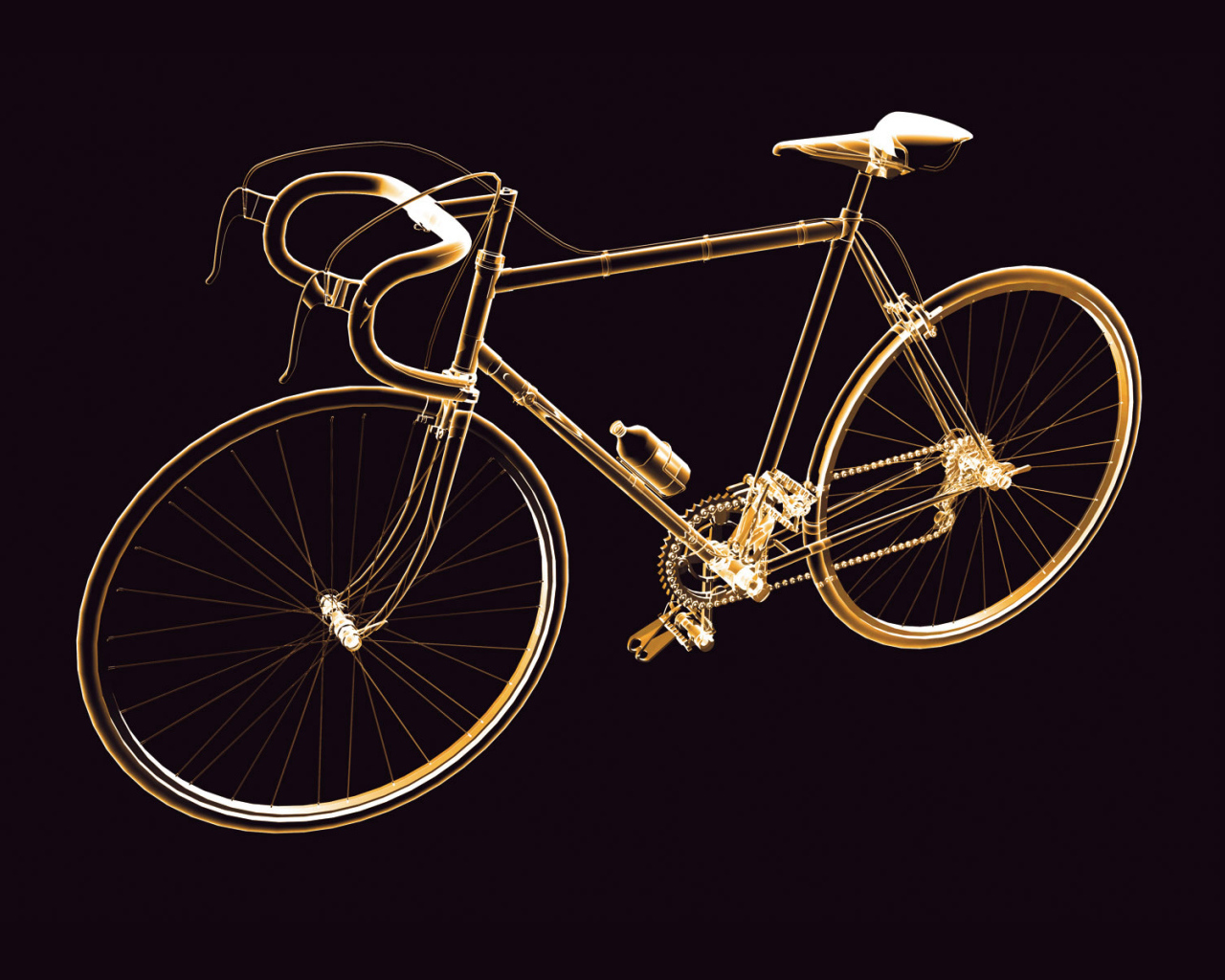 Неоновый велосипед