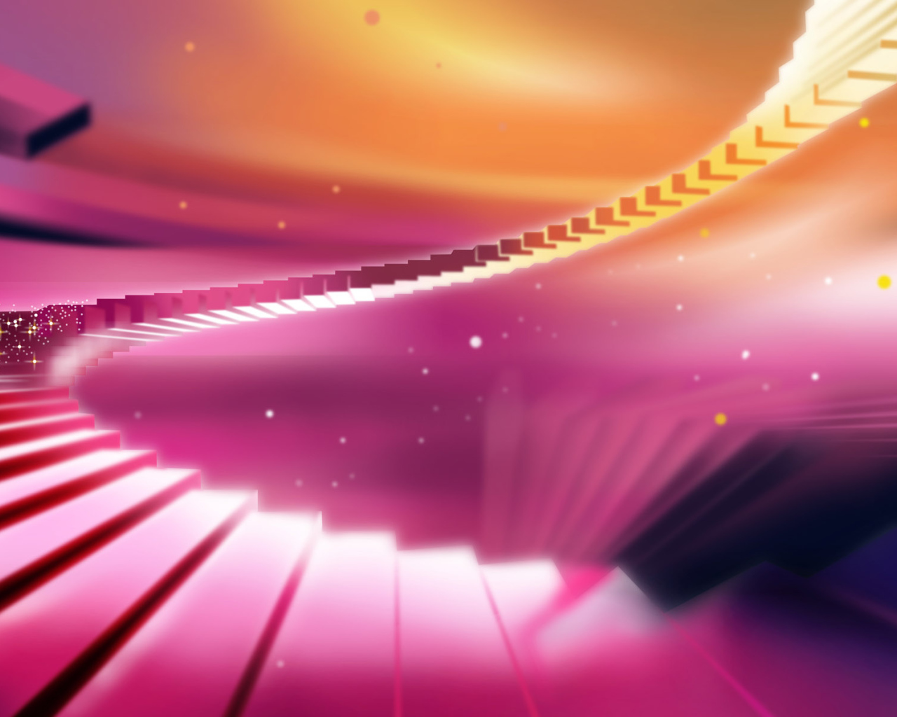 Розовая лестница