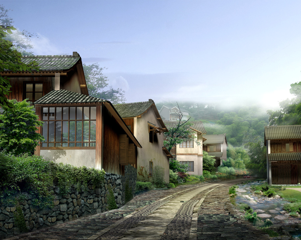 Дорога и Дома