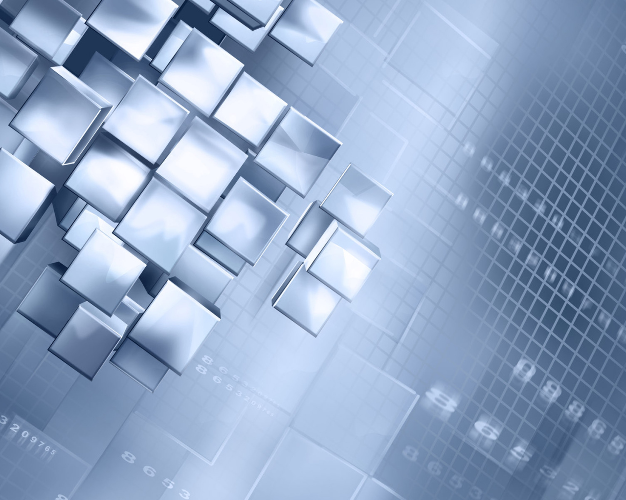 Голубые квадраты