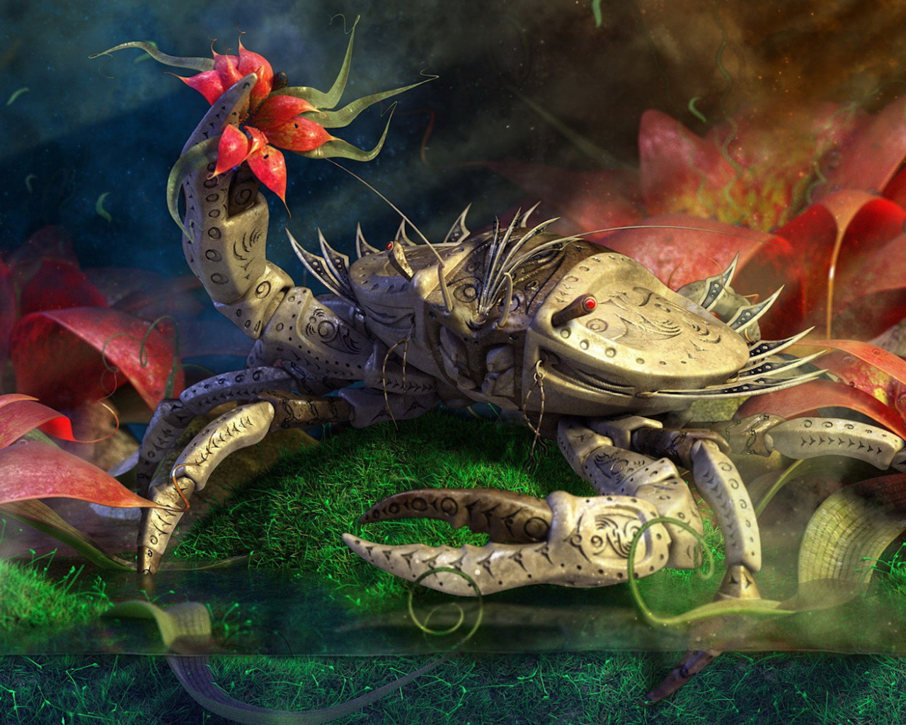 Металлический краб