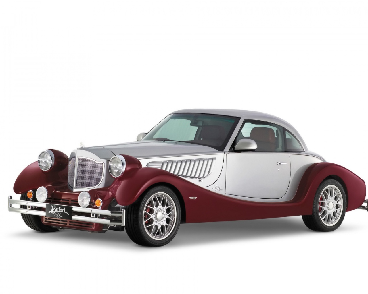 Bufori Maroon Silver