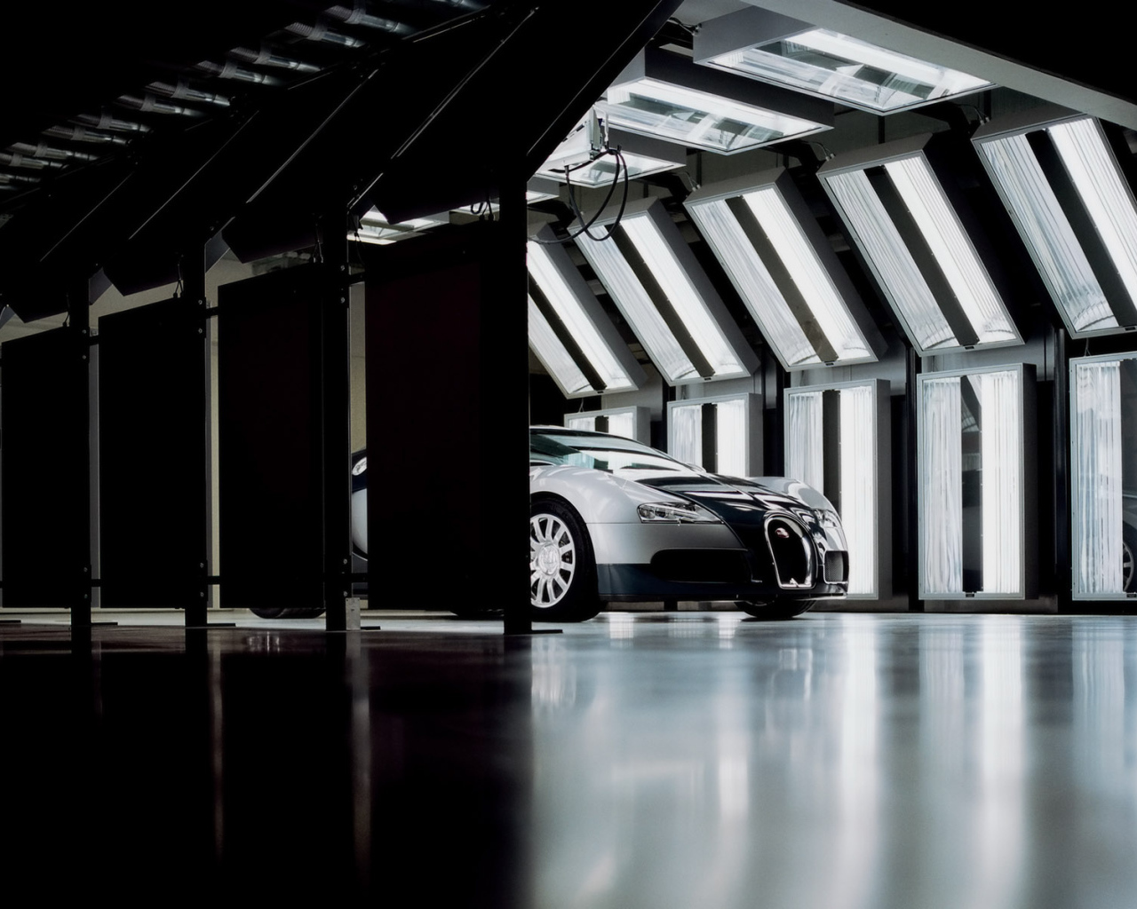 Bugatti в гараже