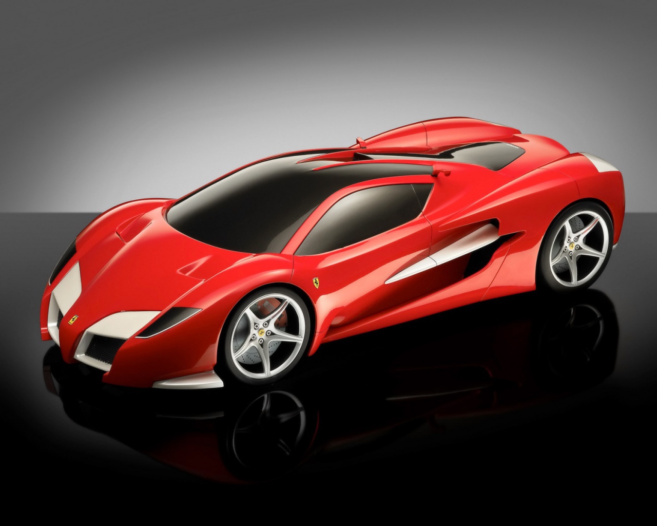 Красный Ferrari competition