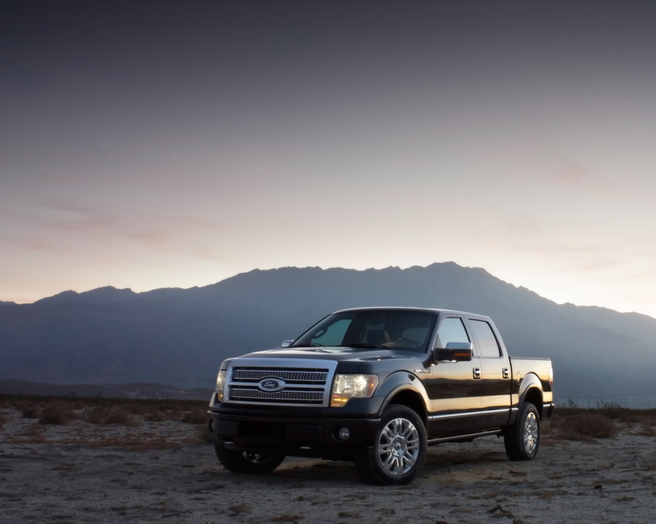 Черный Ford F150