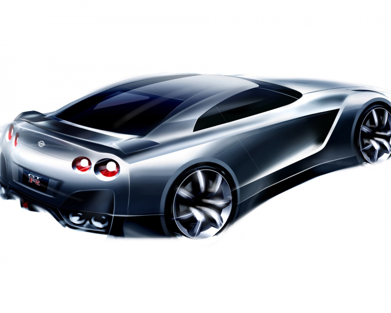 Рисунок прототипа Nissan GT R