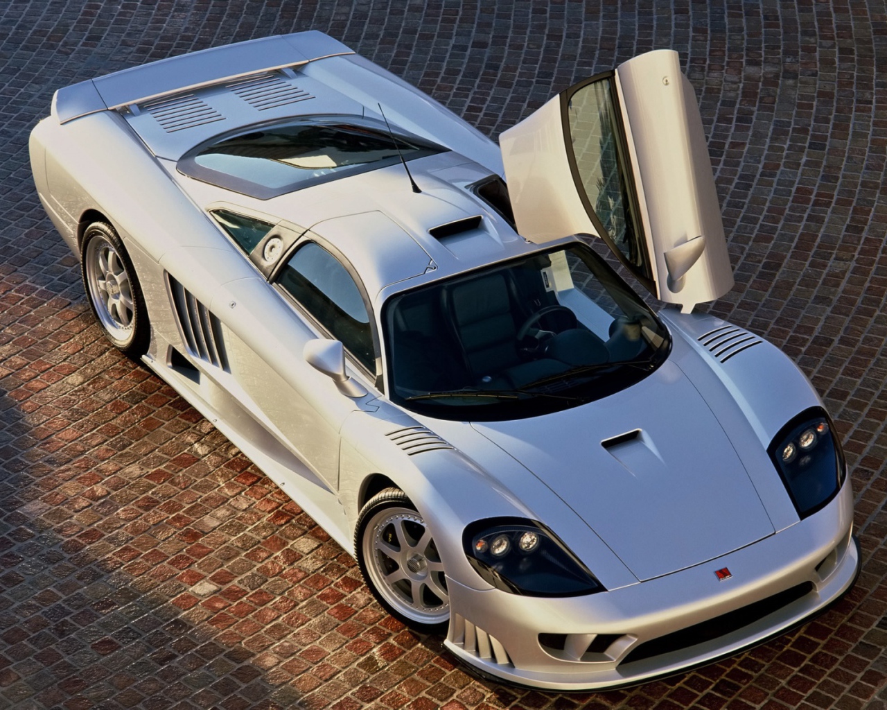 Серебрянный Saleen S7