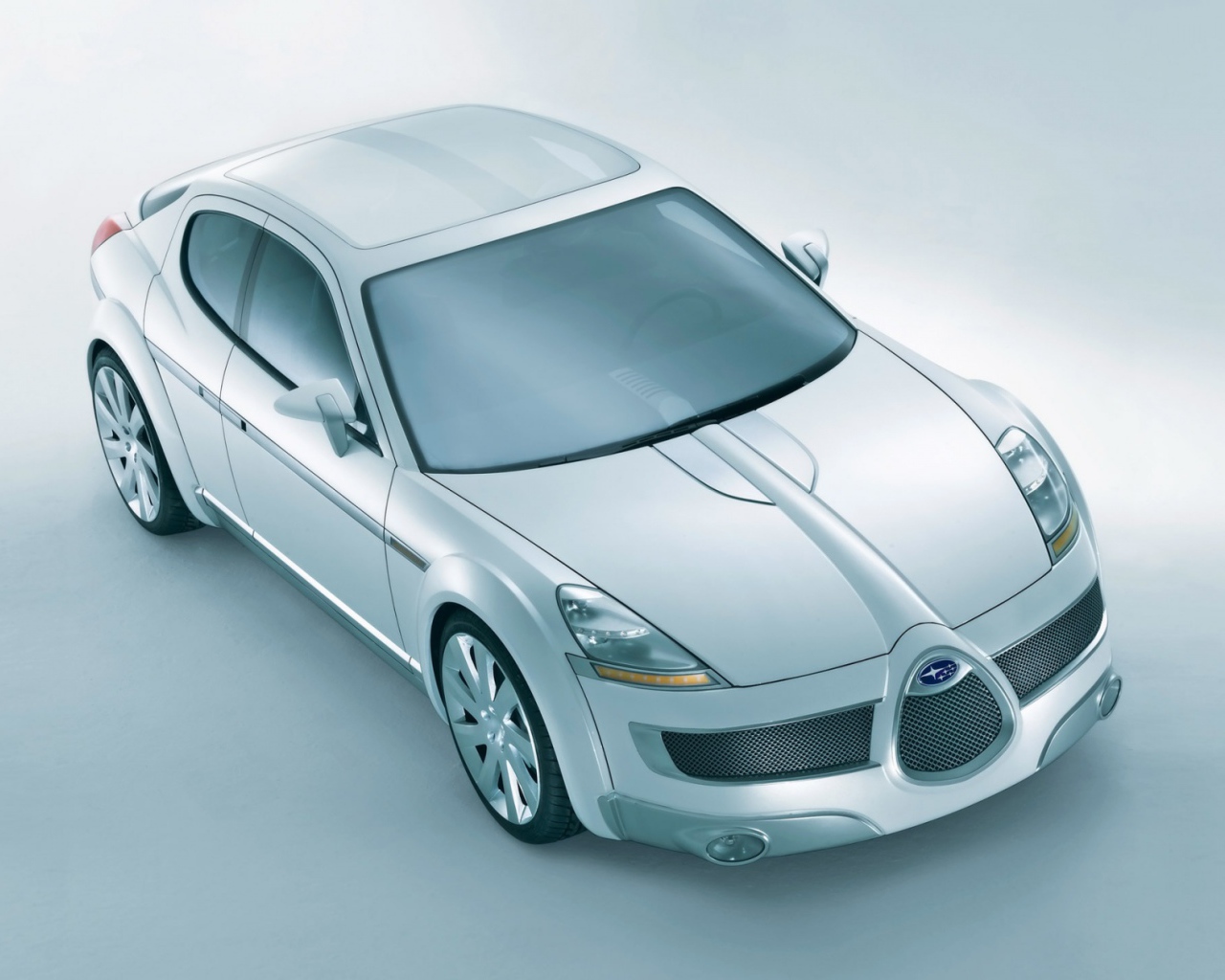 Белый Субару