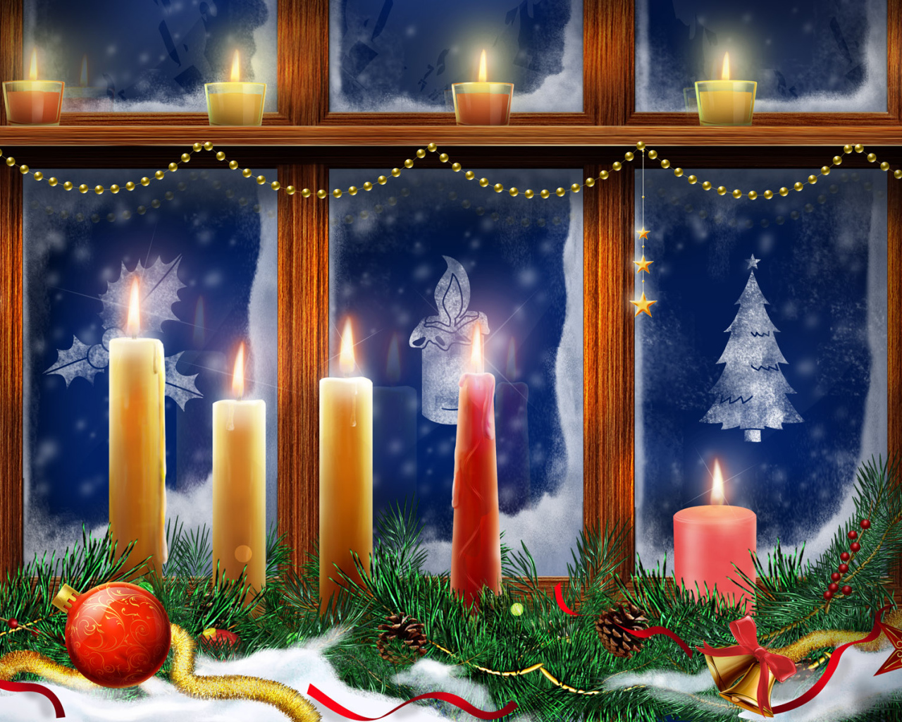 Рождественские свечи