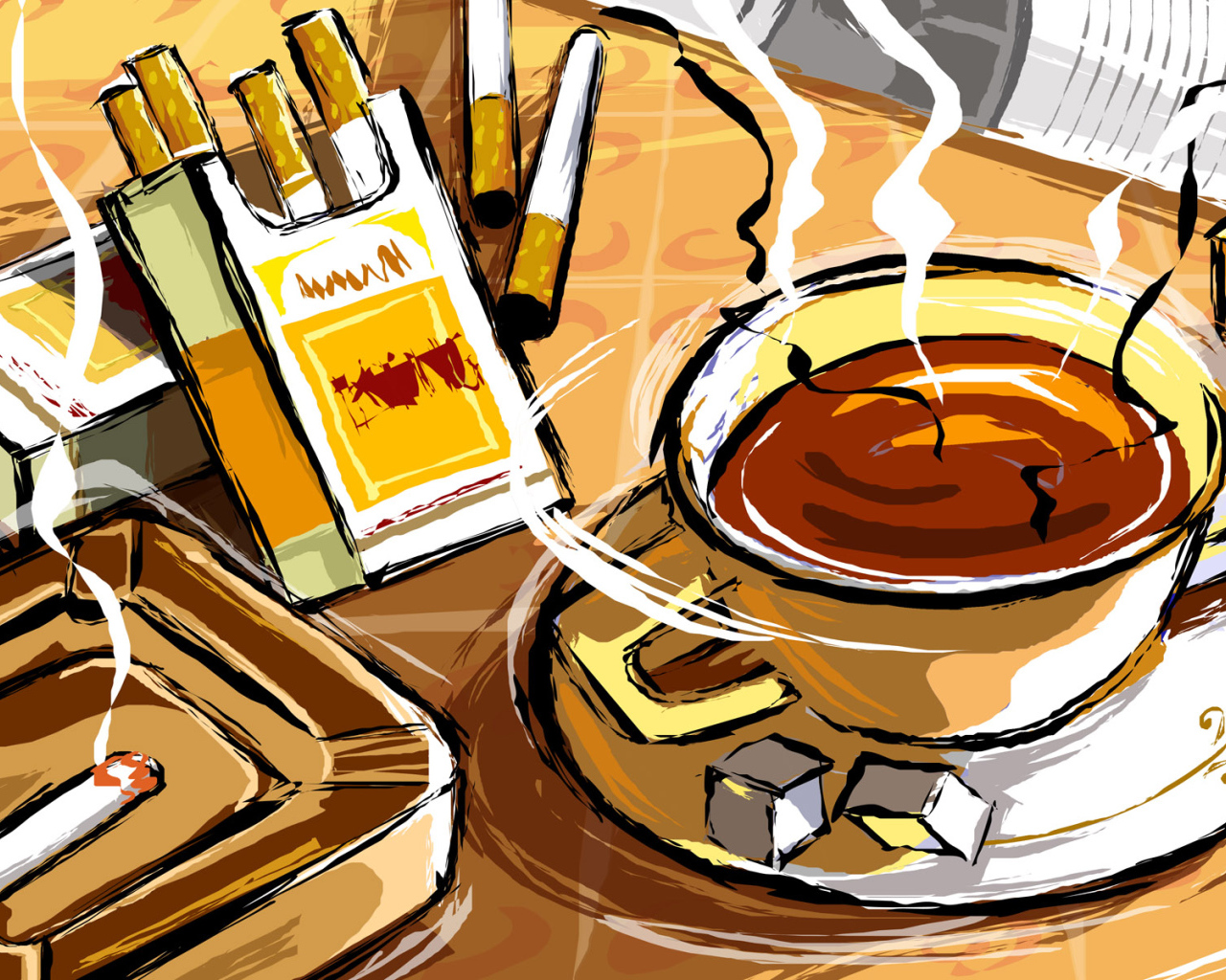 Кофе и сигареты