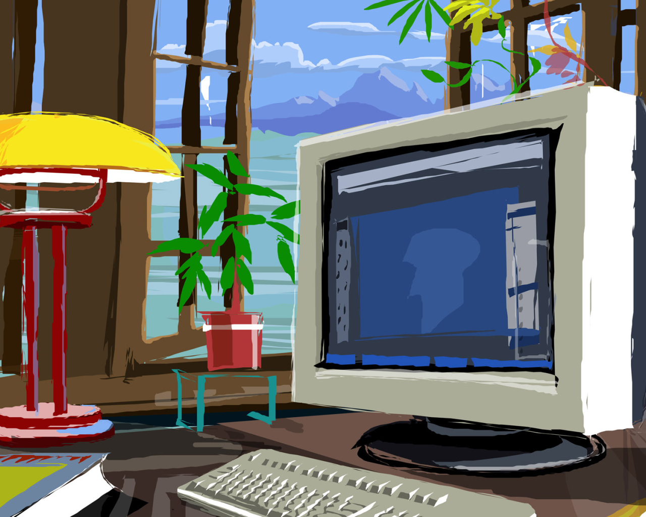 Компьютерный стол