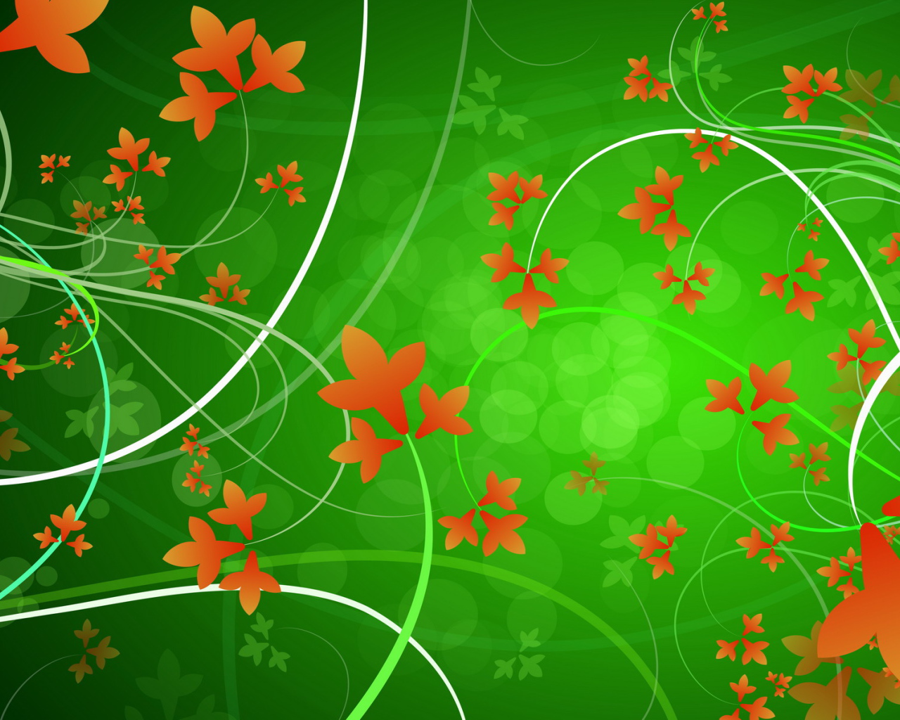 Оранжевые листья