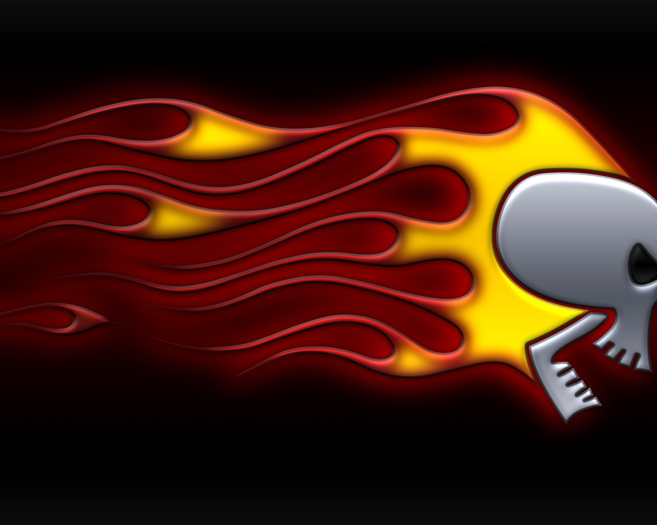 Череп в огне