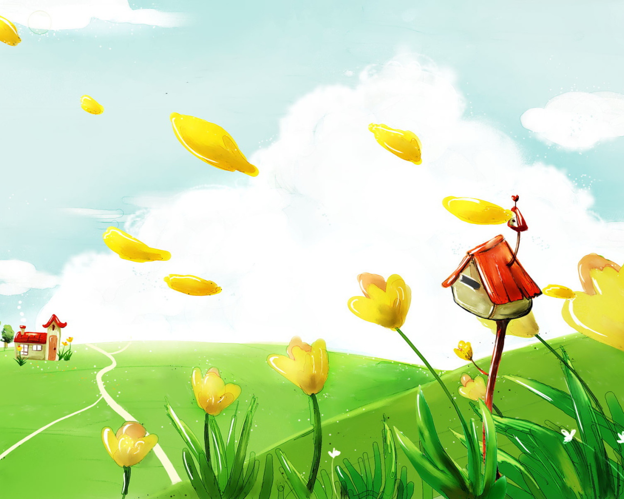 Лето в деревне