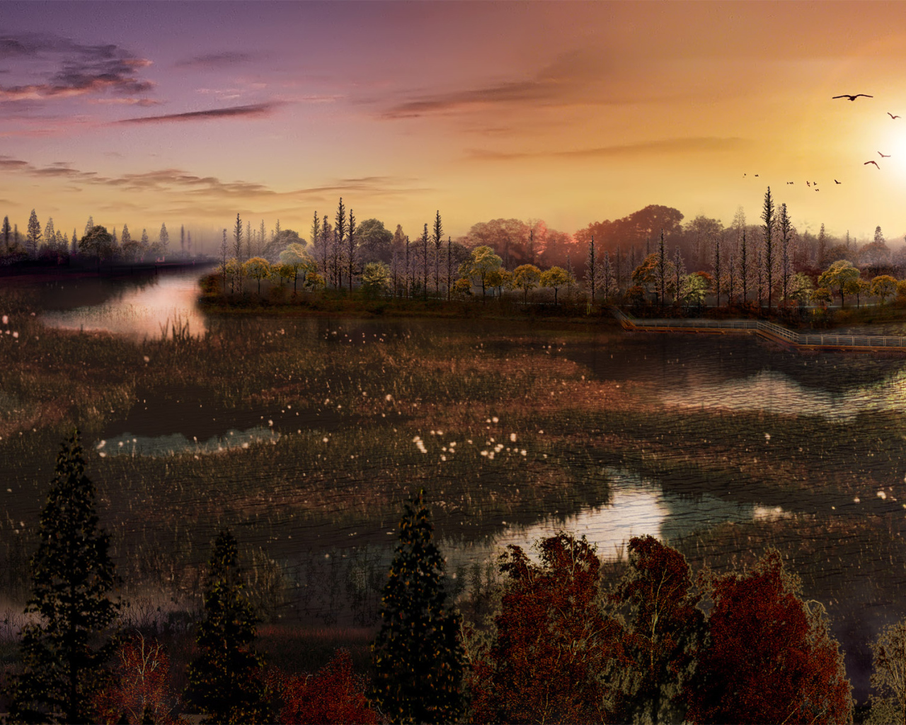 Красивый пейзаж