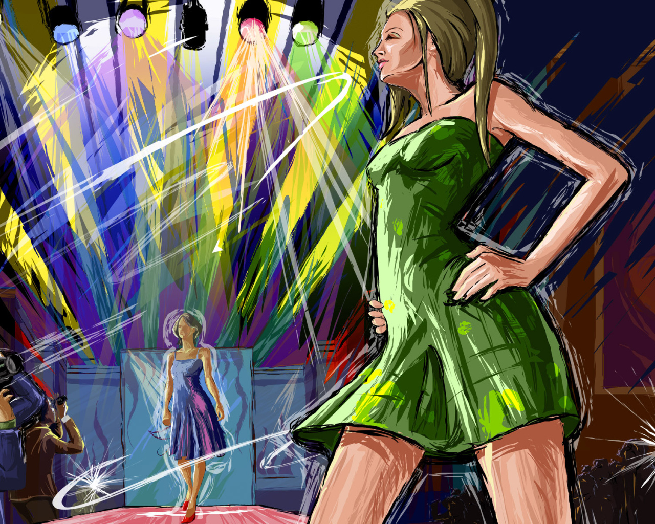 Показ модной одежды