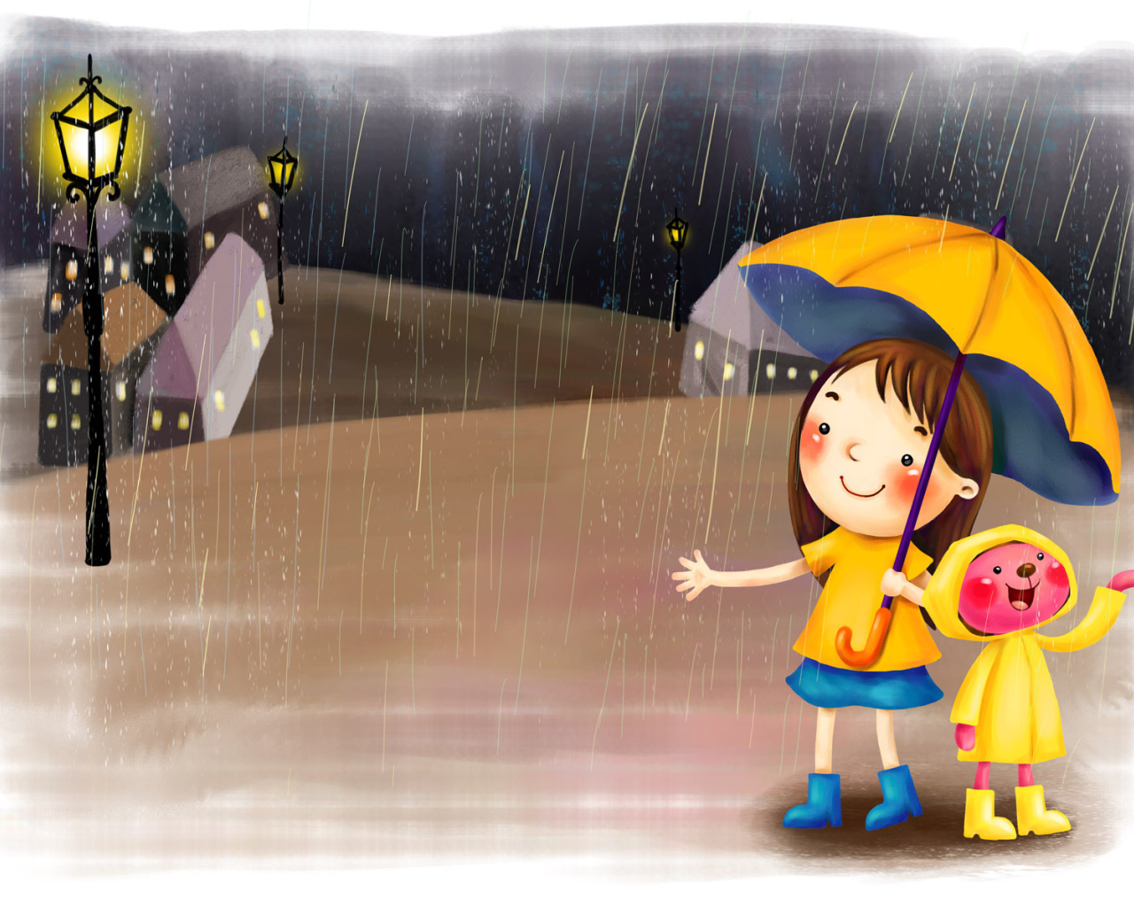 Прогулка под дождем