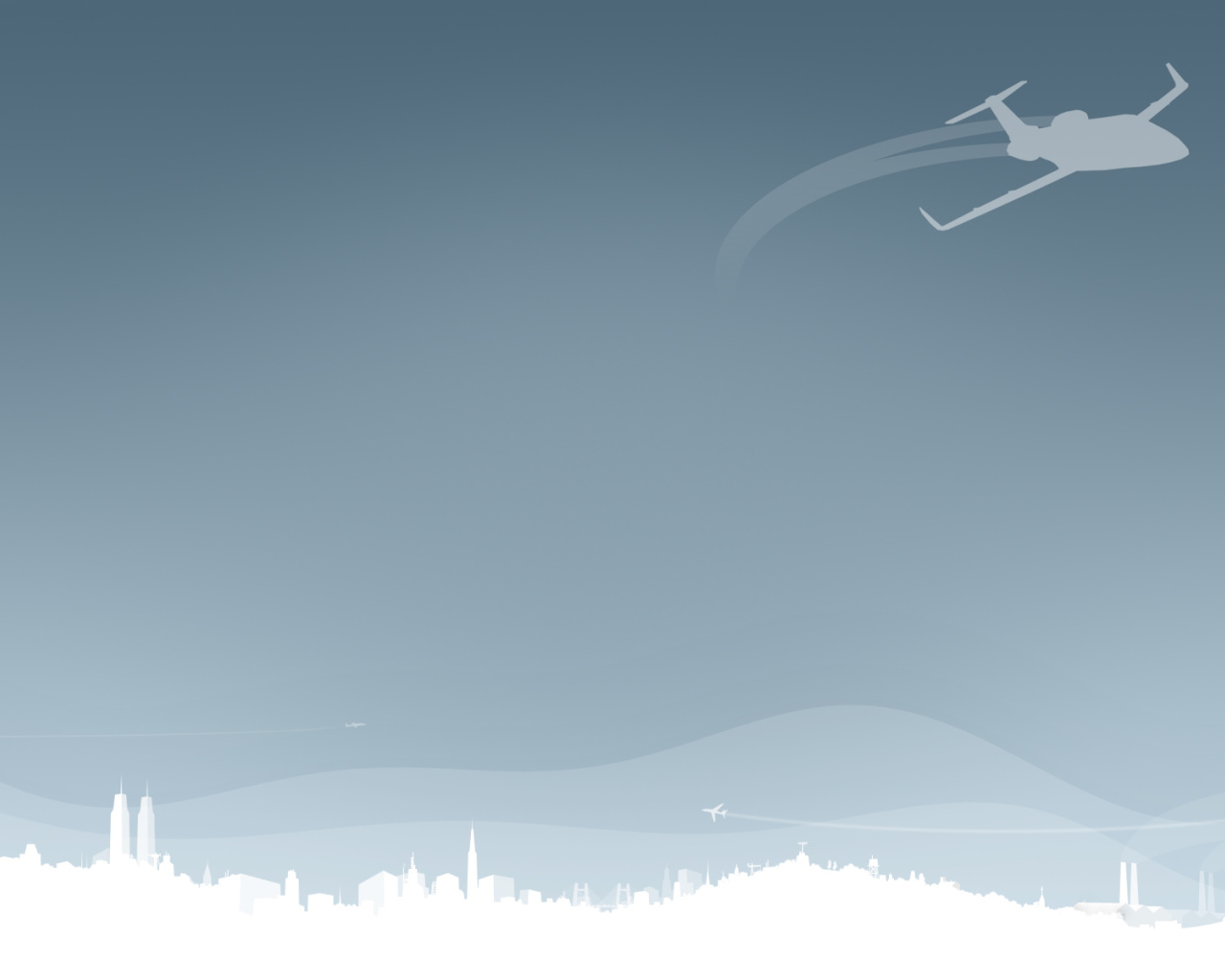 Полет над городом