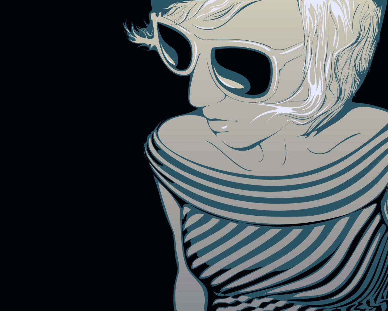 Девушка ретро