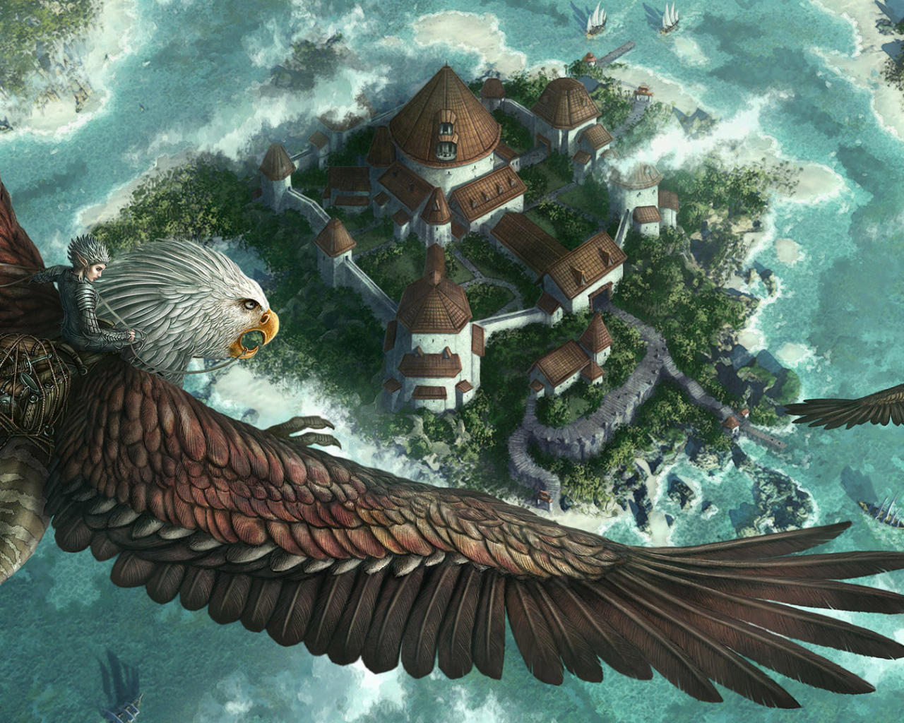 Полет над замком