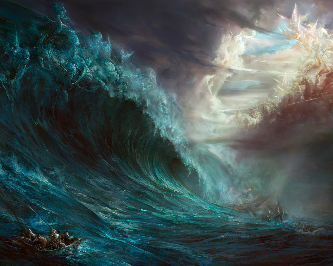 Война стихии воды и земли