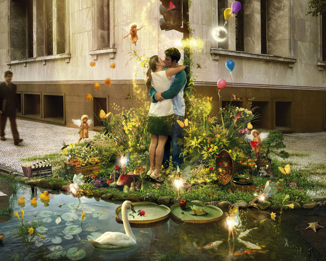 Красочная любовь