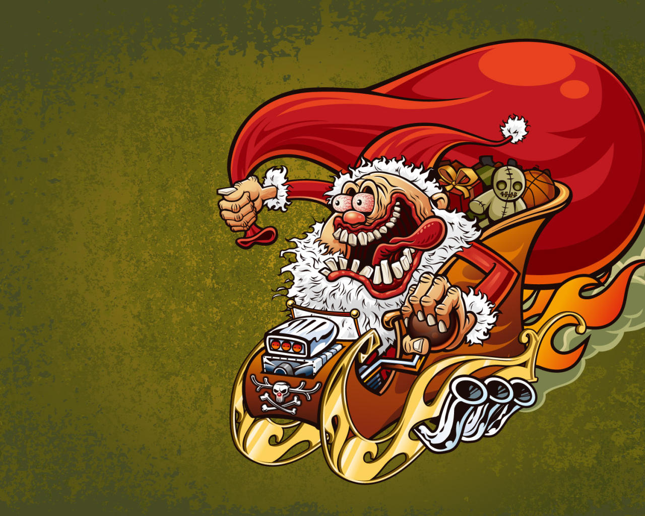 Crazy Санта Клаус