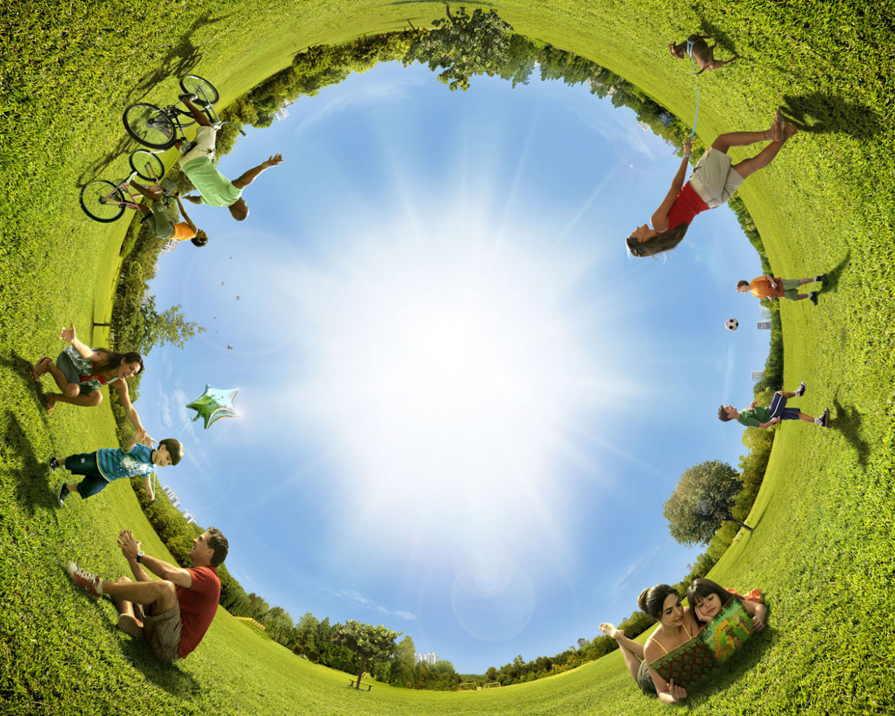 Зеленый парк