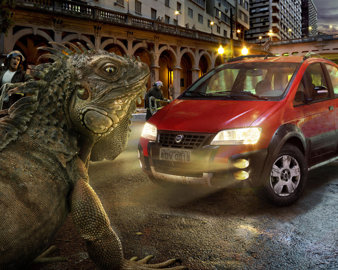 Ящерица мутант