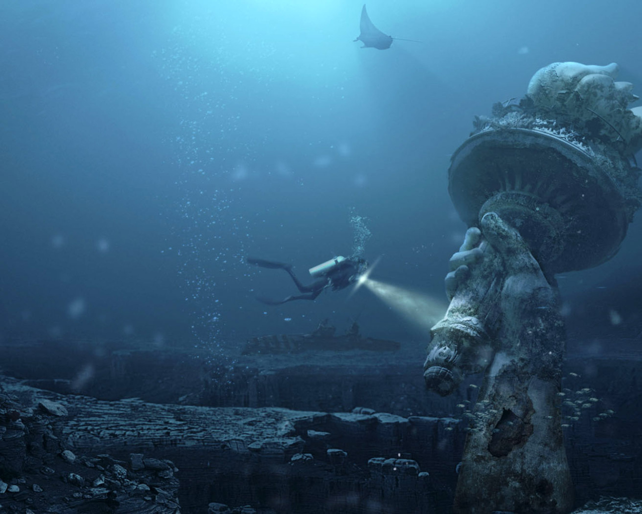 Статуя подводной свободы