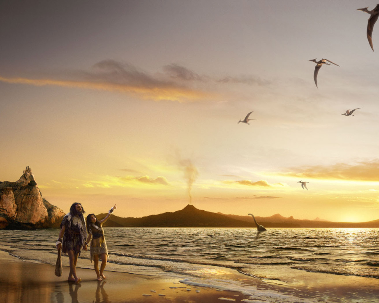 Прогулка на пляже