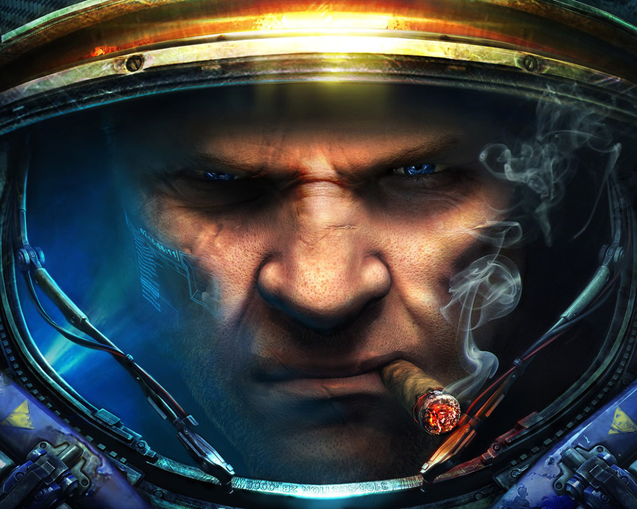 Лицо Star Craft 2