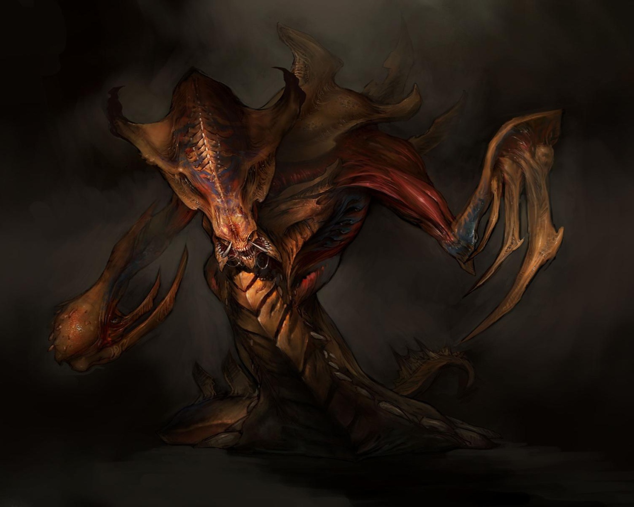 Зерг из игры Star Craft 2