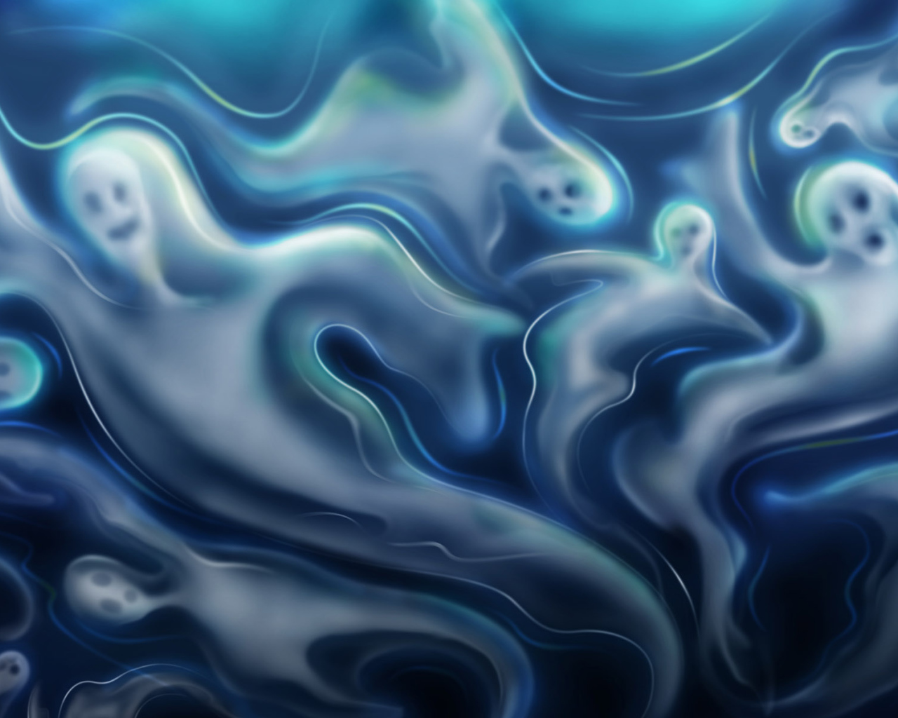 Призраки на Хэллоуин