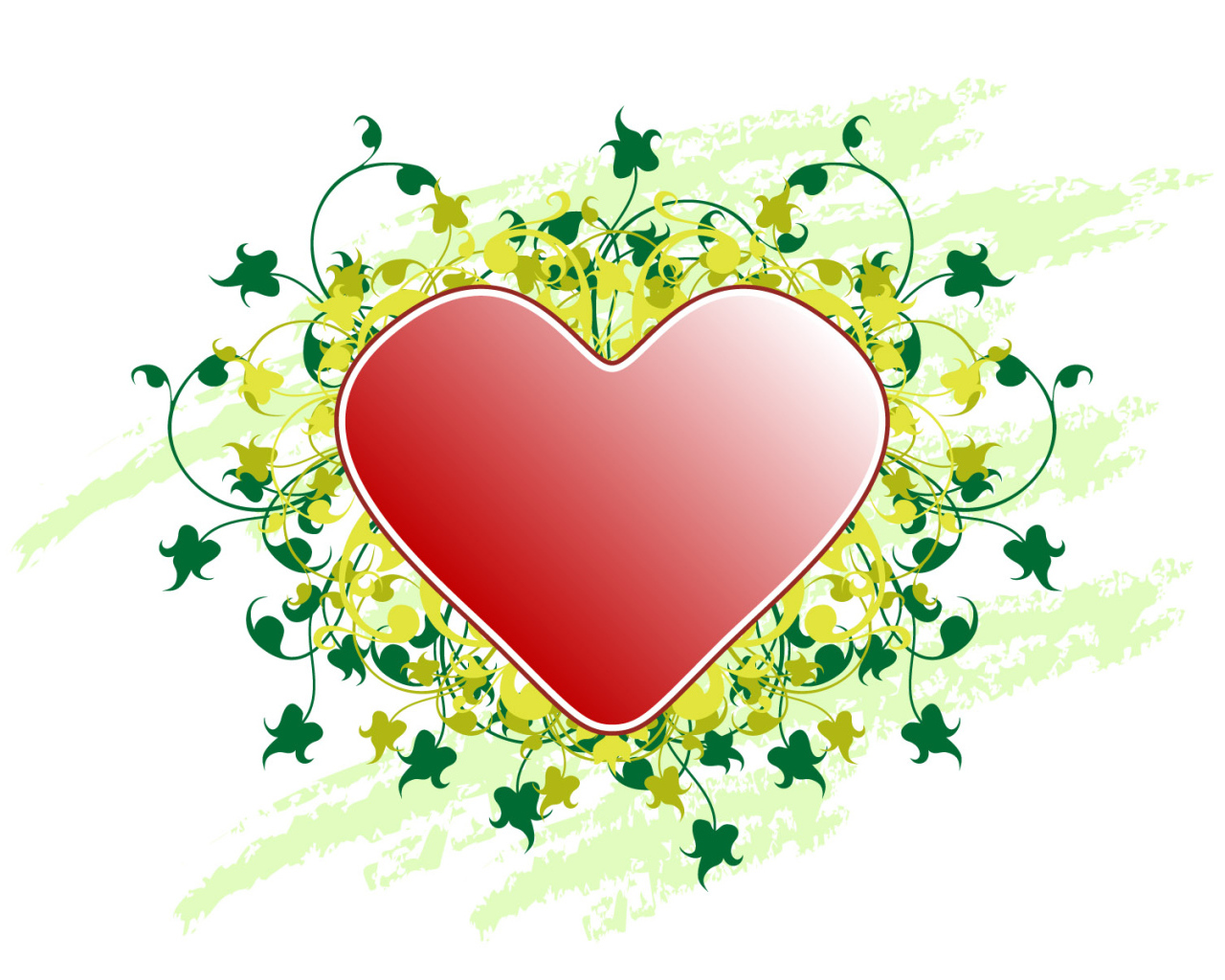 Нарисованное сердечко