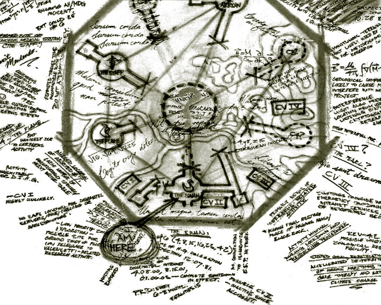 План люков / Остаться в живых / Сериал потерянные / LOST