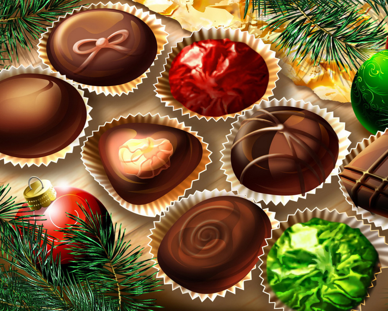 Новогодний стол