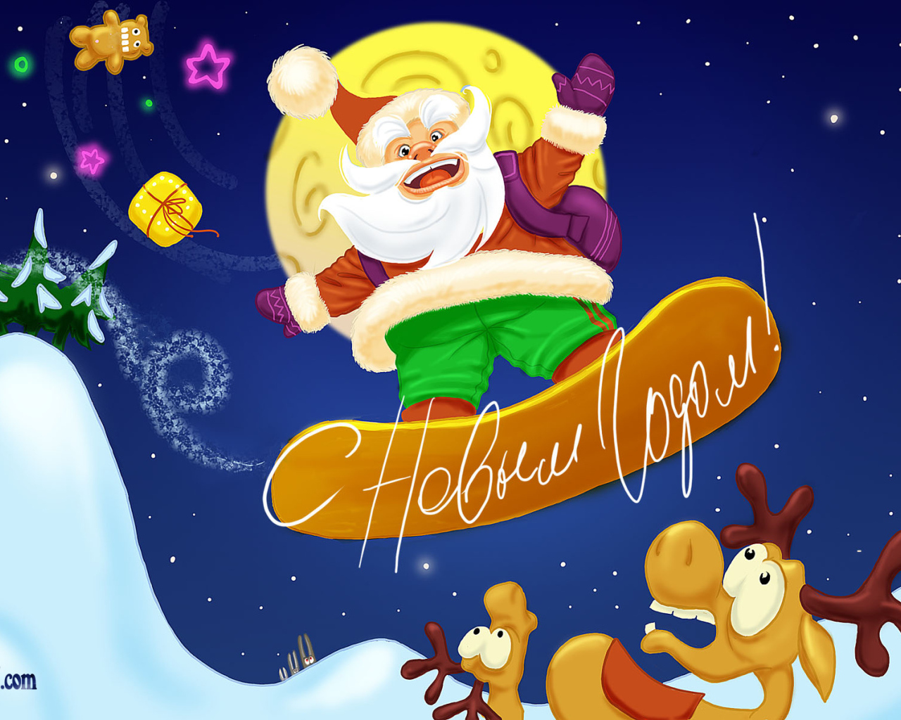 С Новым Годом от Zastavki.com!