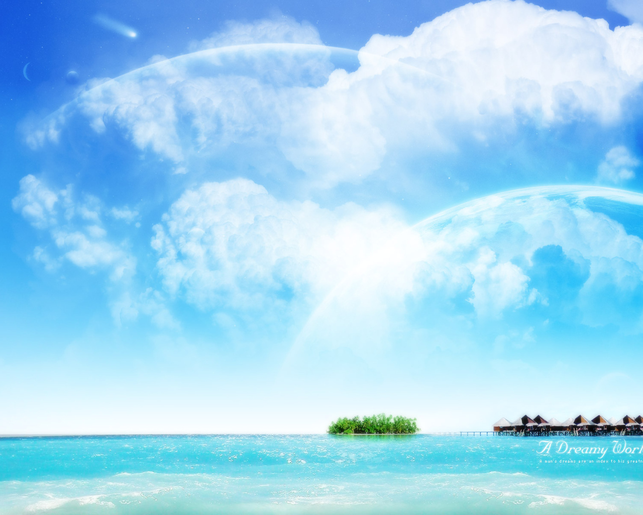 Голубое небо