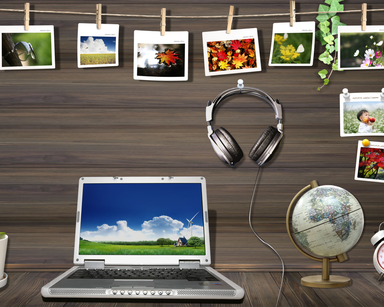 Коллаж рабочего стола