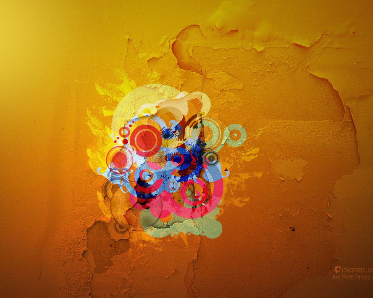 Цветная стена