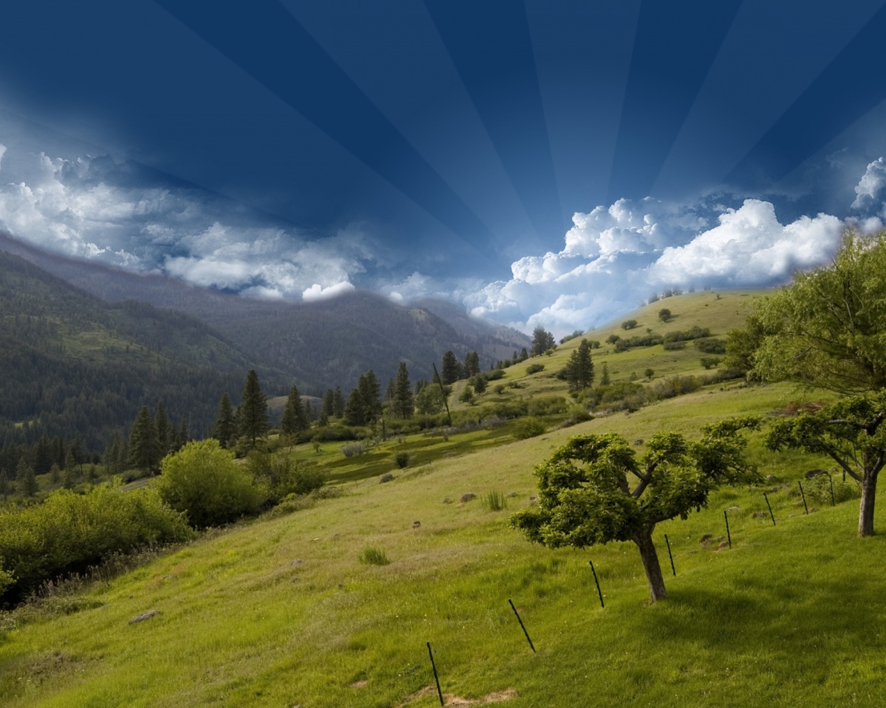 Небо Горы Вершины