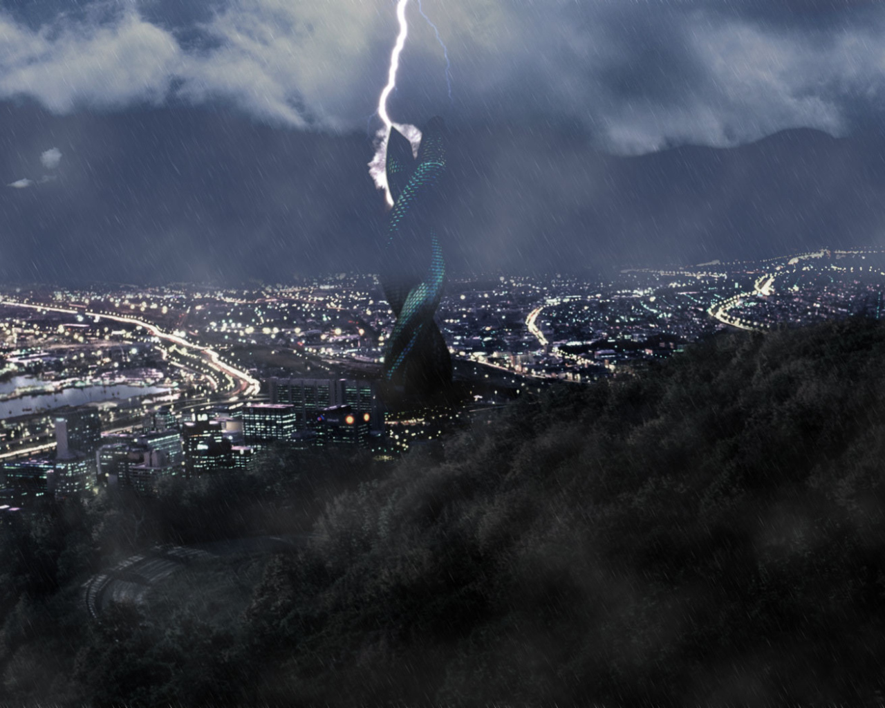 Удар молнии