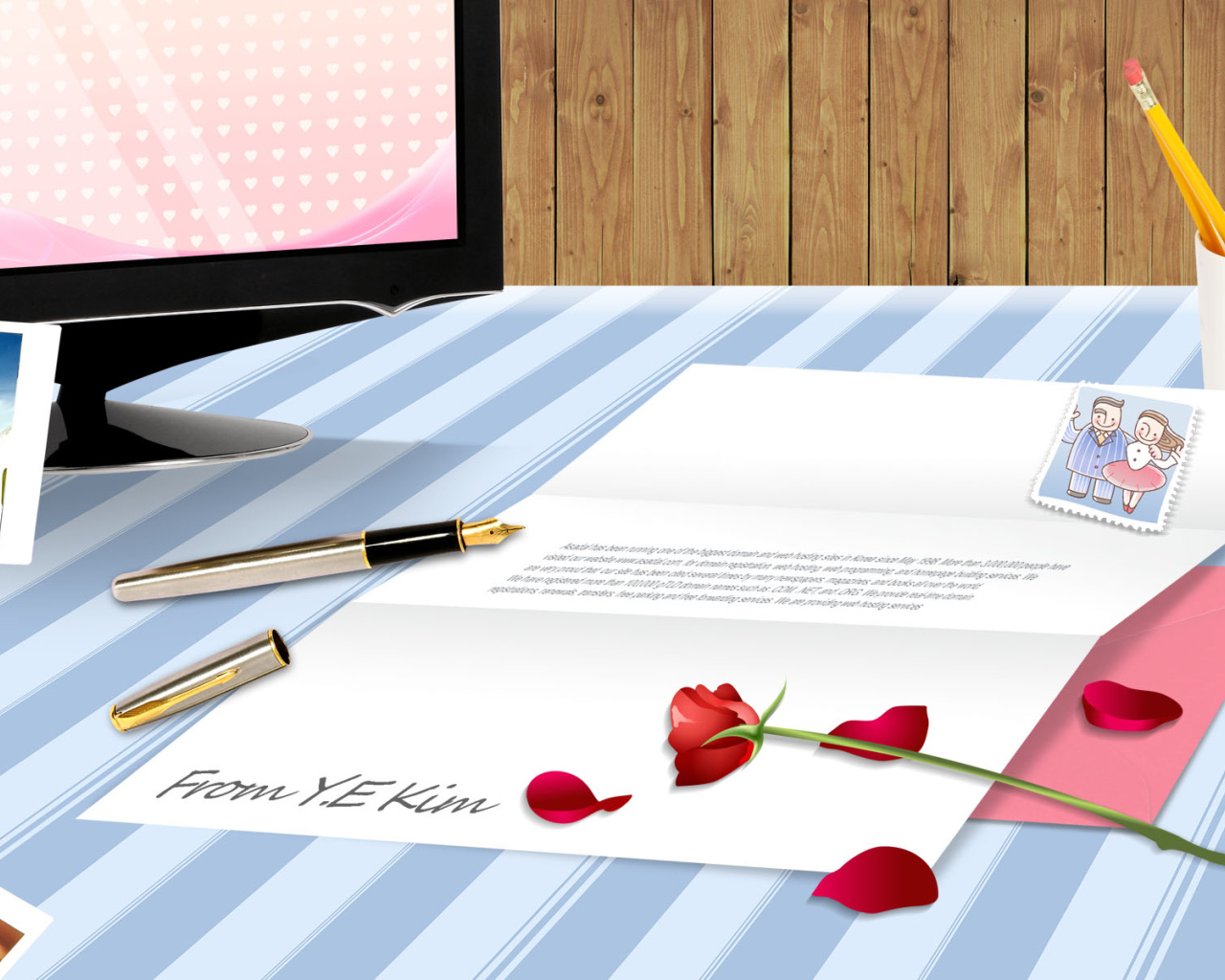 Романтический Рабочий стол